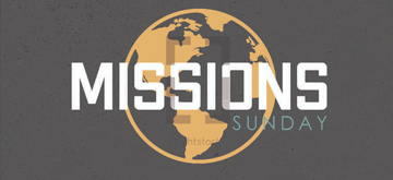 Missions Sunday August 29